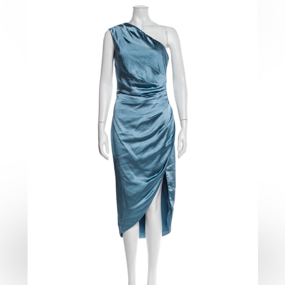 Elliatt Cassini Asymmetrical Blue Dress